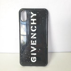 Givenchy IPhone Cases X XS Cell Phone Hard Cover Black White Logo Designer